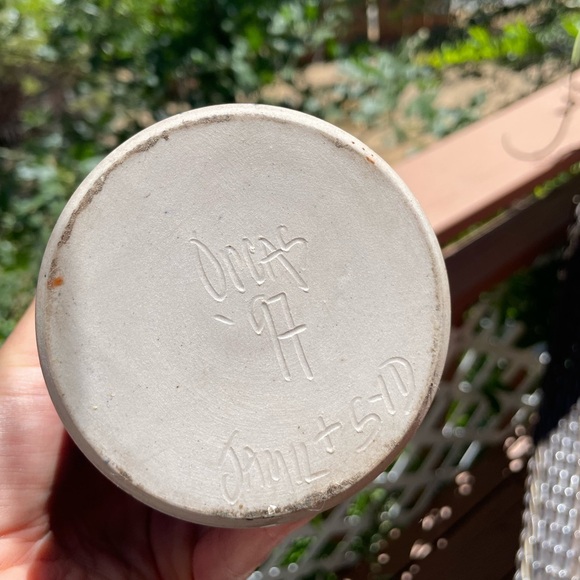 Orcas Island Pottery Purple Vase ‘97 - Picture 6 of 7